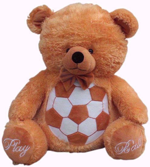 Teddy Bear Football  40 Cm- brown, football teddy bear online