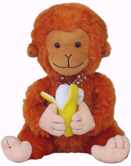 Monkey with banana 30cms BJ1243,monkey and banana online