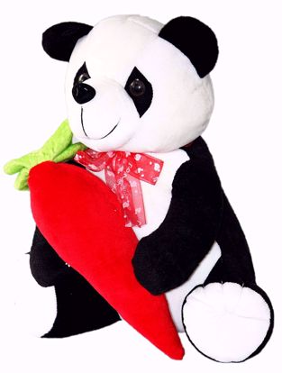 Panda with Carrot 30cms - bj1124,panda carrot online