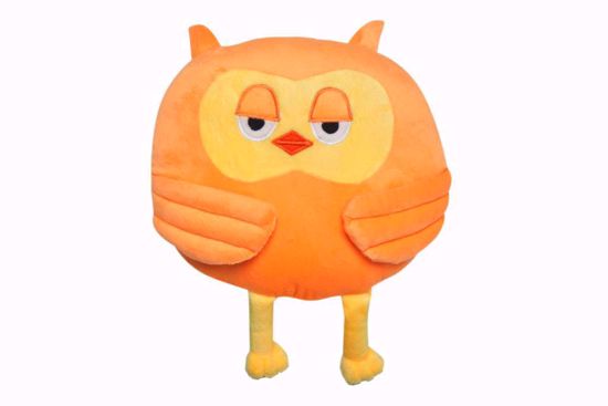 Owl Shape Pillow - orange,owl throw pillow online