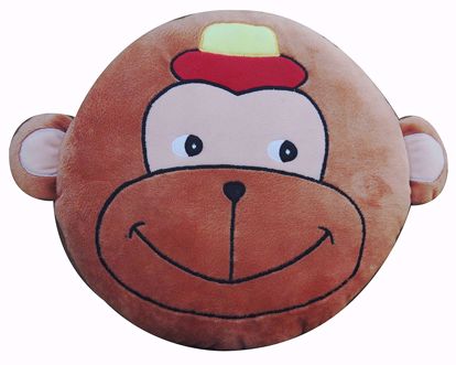Monkey Bown  pillow- 12x12
