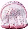Toddler Mattress with Mosquito Net (Pink) - MT-01-Pink,pink toddler mattress with mosquito net online
