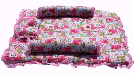 Baby Mattress with Quilt Animal (Pink) - MT 03-Pink-Floral,baby sheets online