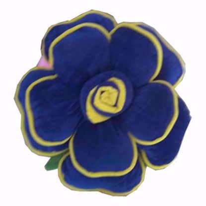 flower -pillow-blue,floral velvet cushions online