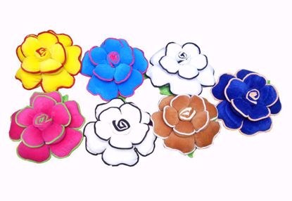 flower-pillow-set -of-7-Multi Color, floral pillows online