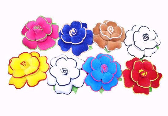 flower- pillow-set-of-9-Multi Color,daisy flower pillow online