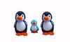 Picture of Penguin 40cm Black, 30cm Black And 18cm Blue