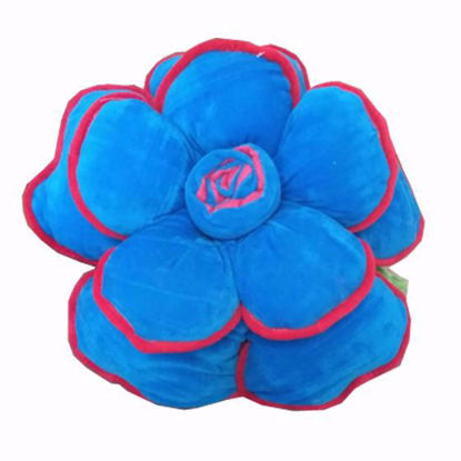 Picture of Flower-Pillow-Blue