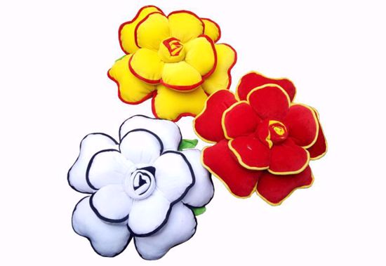 Picture of flower pillow set -3