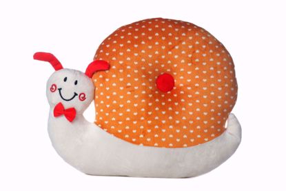 Picture of snail  Pillow-( Orange )