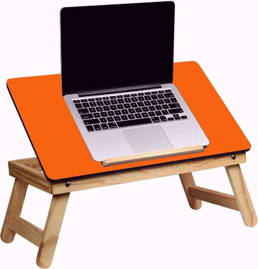 Laptop Desk Bed Student Study Meal Table Orange