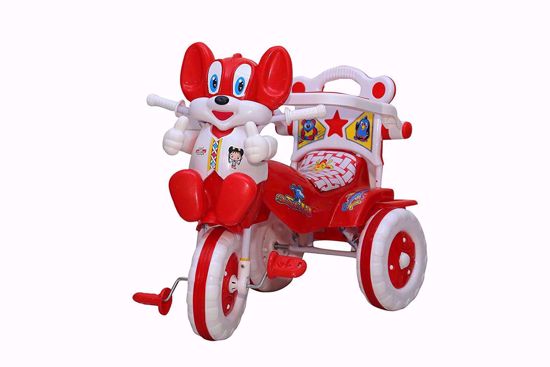 Baby Tricycle Without Parent Control Red