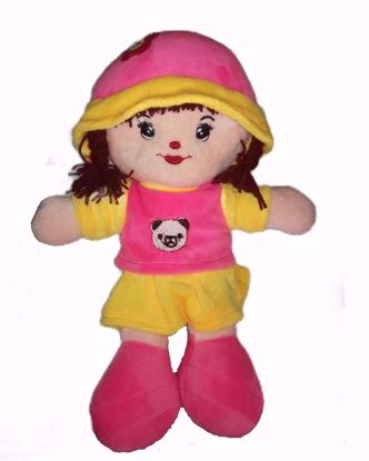 Picture of Adi Girl Soft Toy Pink-Yellow