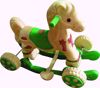 Baby Horse Rider Cream & Green