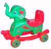 Baby Musical Elephant Green & Red
