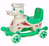 Musical baby Duck Rider- Cream & Green