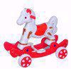 Musical baby Horse Ride White & Red