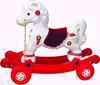Musical baby Horse Ride White & Red