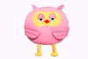 Owl shape Pillow - Pink