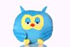 Owl shape Pillow - Blue