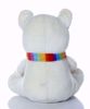 Muffler Teddy Bear White-35 Cm