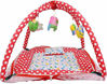  Play Gym with Mosquito Net and Baby Bedding Set -Red