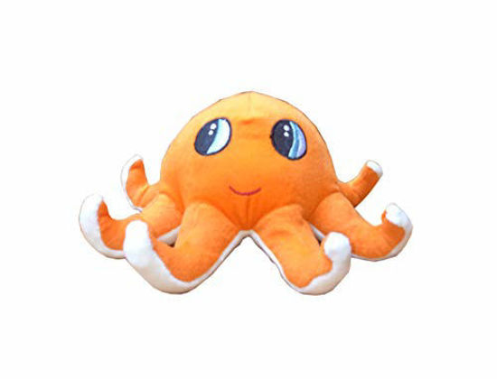 Octopus Soft Toy for Kids 23 cm Orange