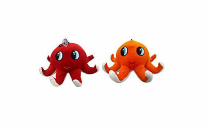 Octopus  23 Cm -Red & Orange