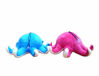 Picture of Octopus Soft Toys  23 Cm- Blue & Pink