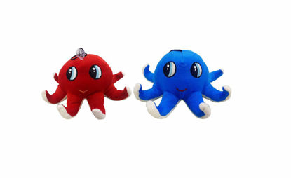 Octopus Soft Toys 23 Cm- Blue & Red