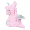 Picture of Cute Unicorn Soft Toy with Silver Horn and Silver Wings -Pink